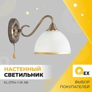 Бра настенное IMEX, KL.0754-1-W AB, бронза