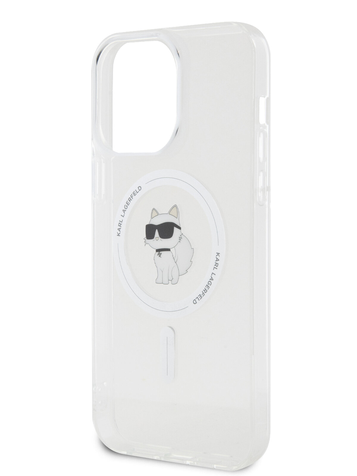 Lagerfeld для iPhone 13 Pro Max чехол PC/TPU NFT Choupette Hard Transparent (MagSafe)