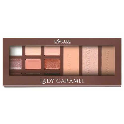 LavelleCollection Палетка для макияжа Lady caramel, тон 02 Bonbon