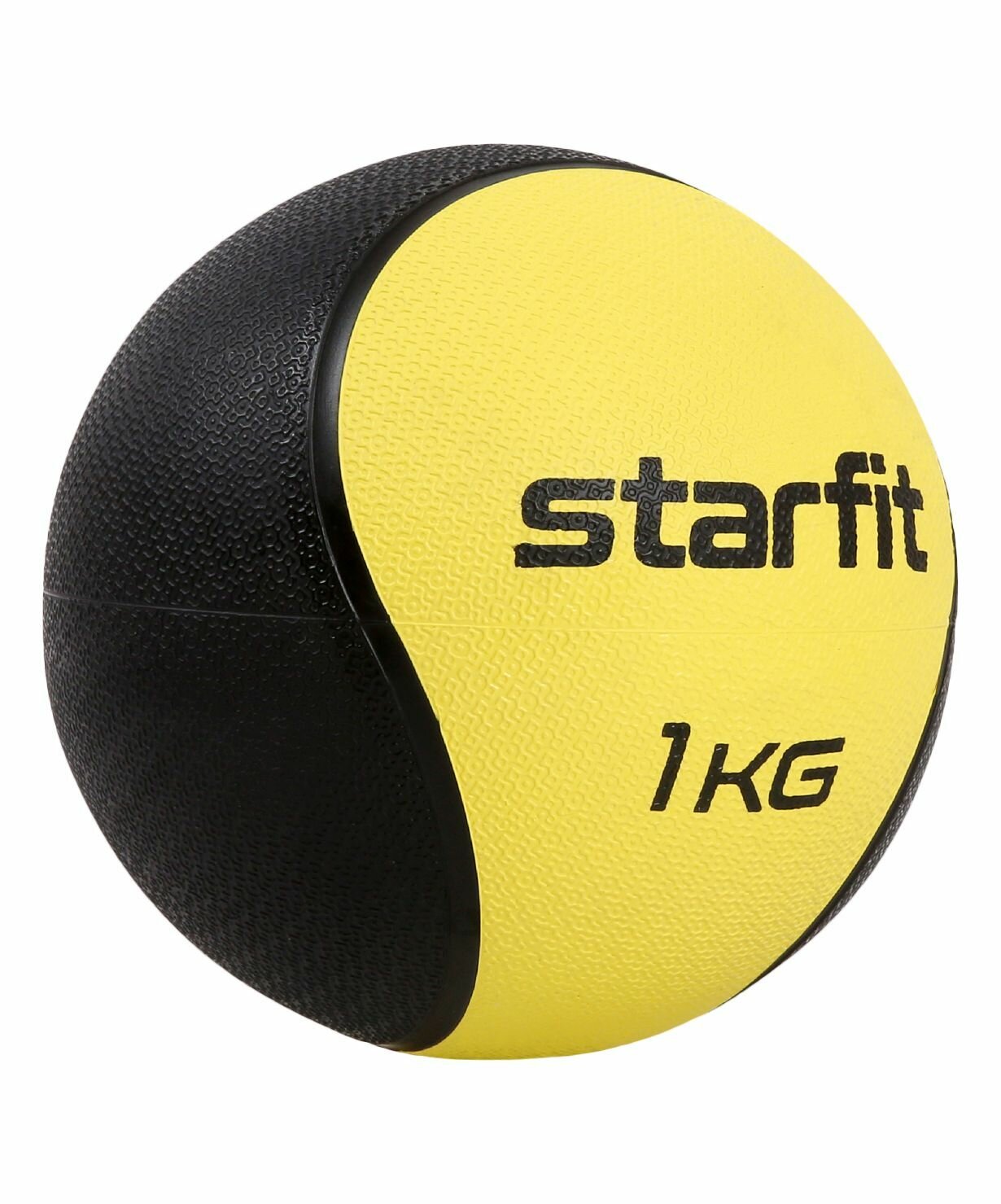 Медбол высокой плотности STARFIT GB-702 1 кг, желтый