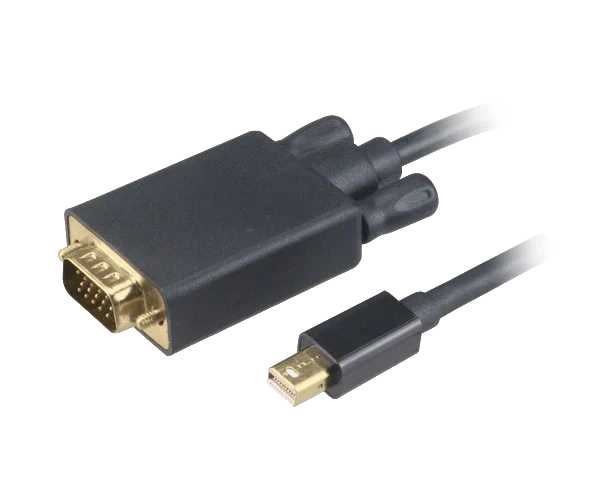 Кабель-адаптер AKASA: Mini DisplayPort на VGA 1080p AK-CBDP17-18BK