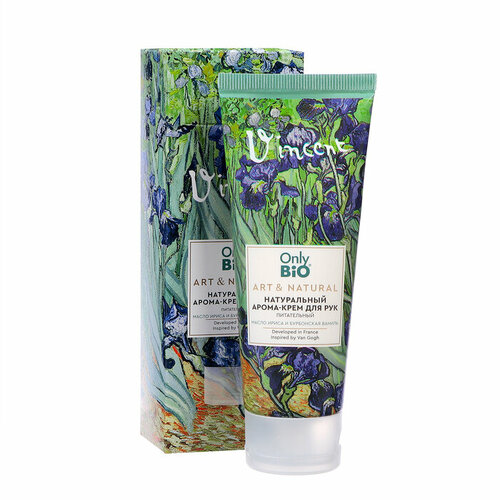 Арома-крем для рук натуральный Only Bio масло ириса и бурбонской ванили 75 мл 402₽