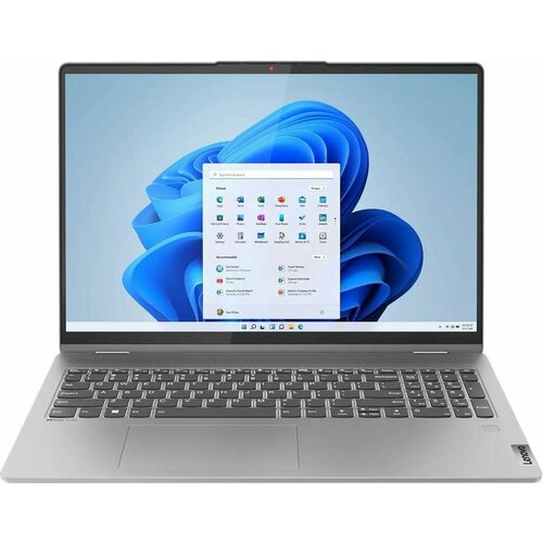 Ноутбук Lenovo IdeaPad Flex 5 16ABR8 82XY002NRK 16 трансформер IPS AMD Ryzen 7 7730U 2ГГц 8-ядерный 16ГБ LPDDR4x 1ТБ SSD AMD Radeon Windows 11 Home серый 12283800₽