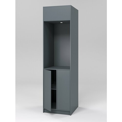 Шкаф под кофемашину 4-600 Темно-Серый 60 x 65 x 220 см 24280₽