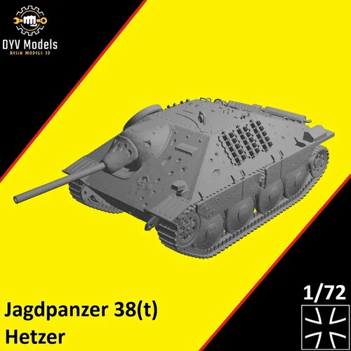 Немецкая САУ Jagdpanzer 38(t) Hetzer в 72 масштабе