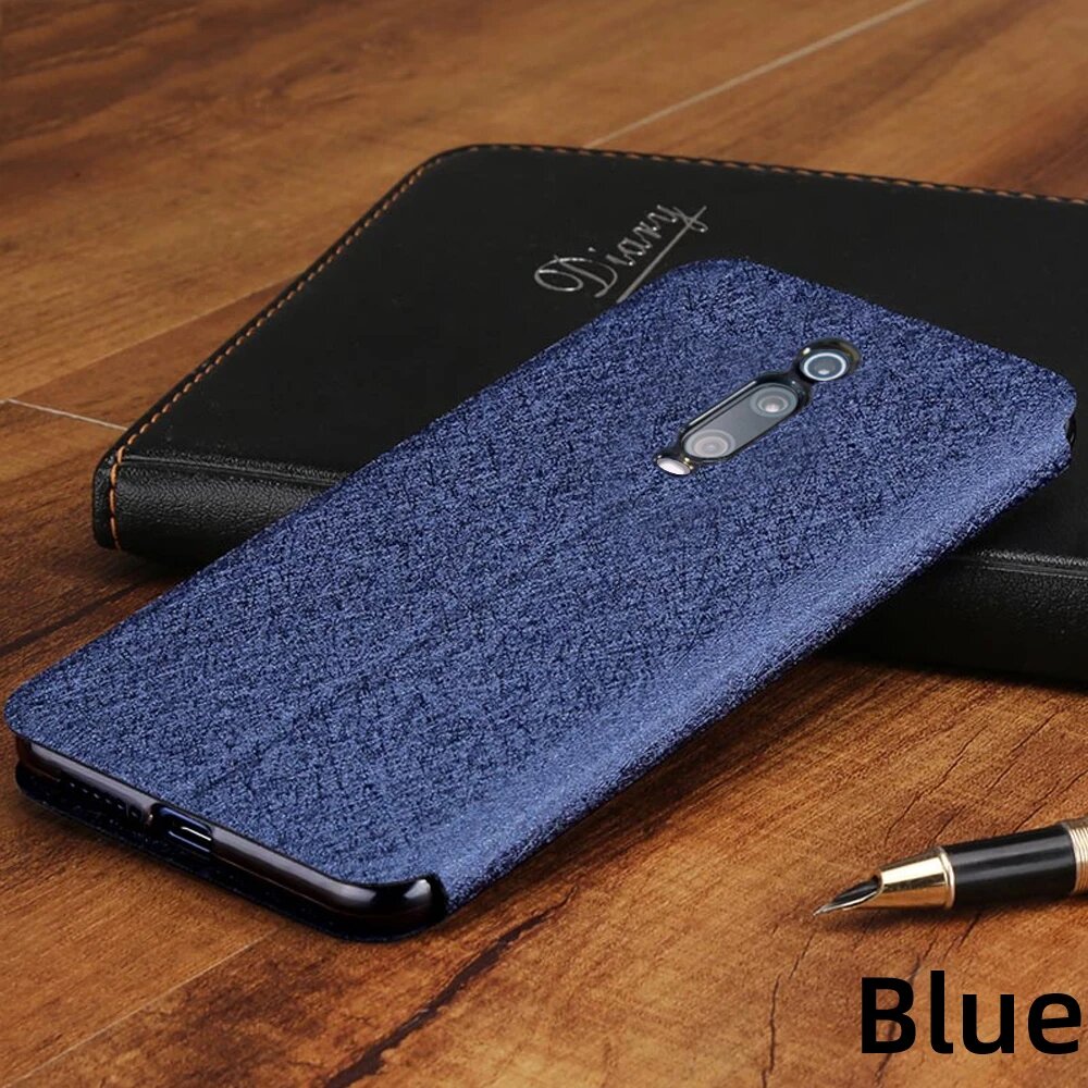Синий чехол-книжка для Xiaomi Redmi K20