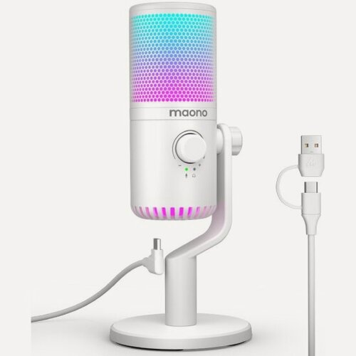 Изображение товара Микрофон Maono Микрофон DM30RGB, белый