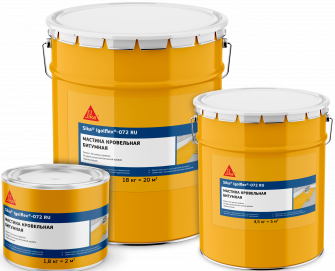 Мастика Битумная Sika Igolflex-071 5л Битумная, Однокомпонентная, Черная.