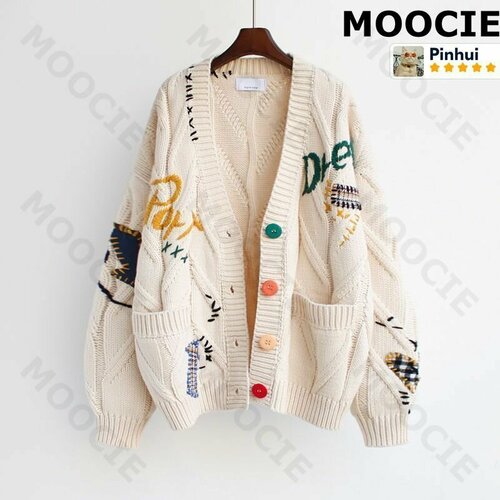 фото Свитер moocie, размер xl, , бежевый