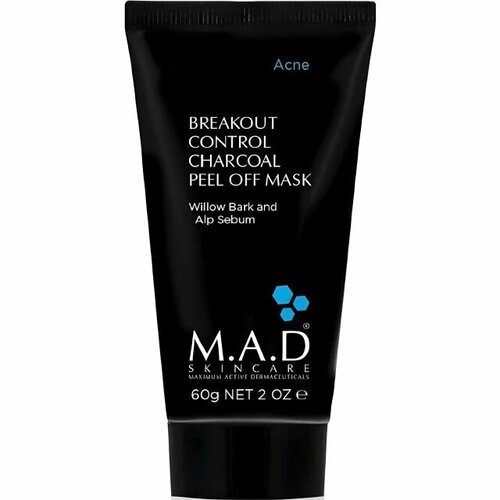M.A.D Отшелушивающая маска-пленка Peel Off с углем Charcoal Black Peel Off Mask 60 мл