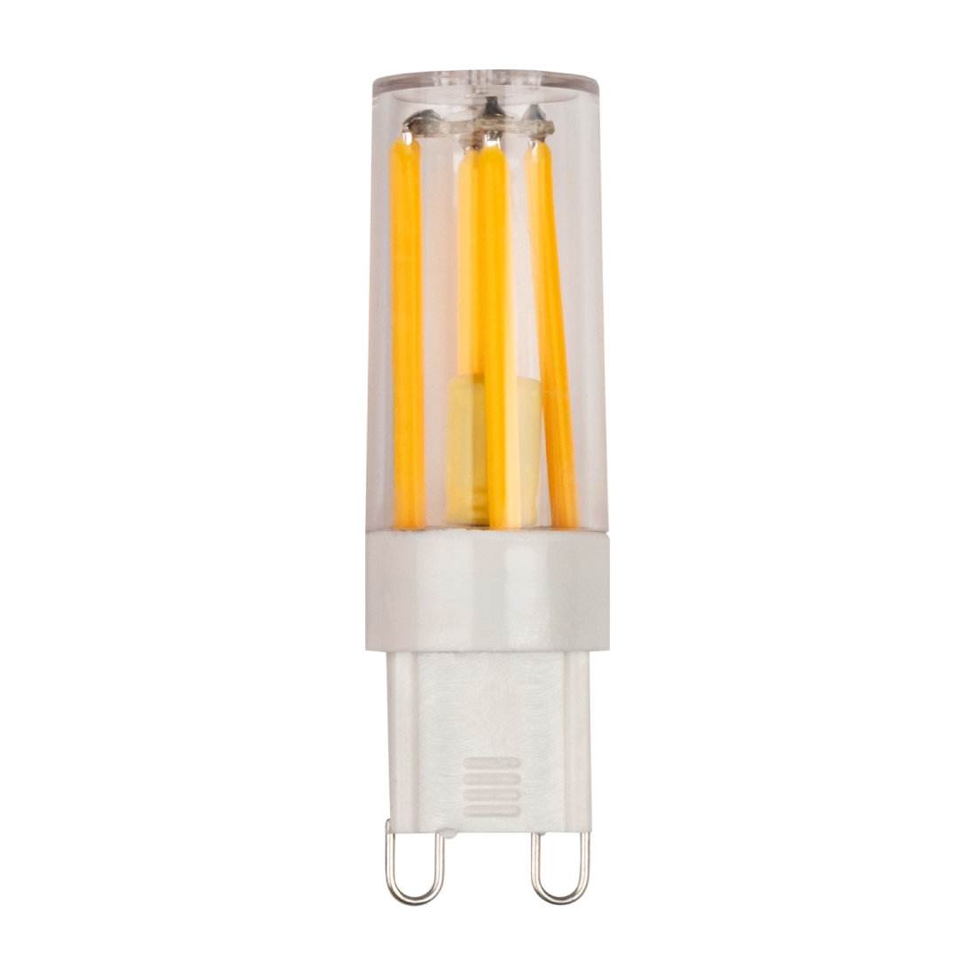 Лампочка светодиодная Jazzway PLED-G9 PRO 6В 2700K 480Лм G9 филаментная нить .5062610 (комплект из 3 шт.) — фото 1