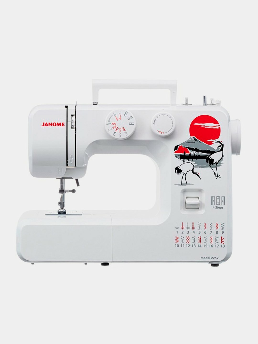 Швейная машина Janome 2252, качающийся челнок, электромеханическое управление — фото 1