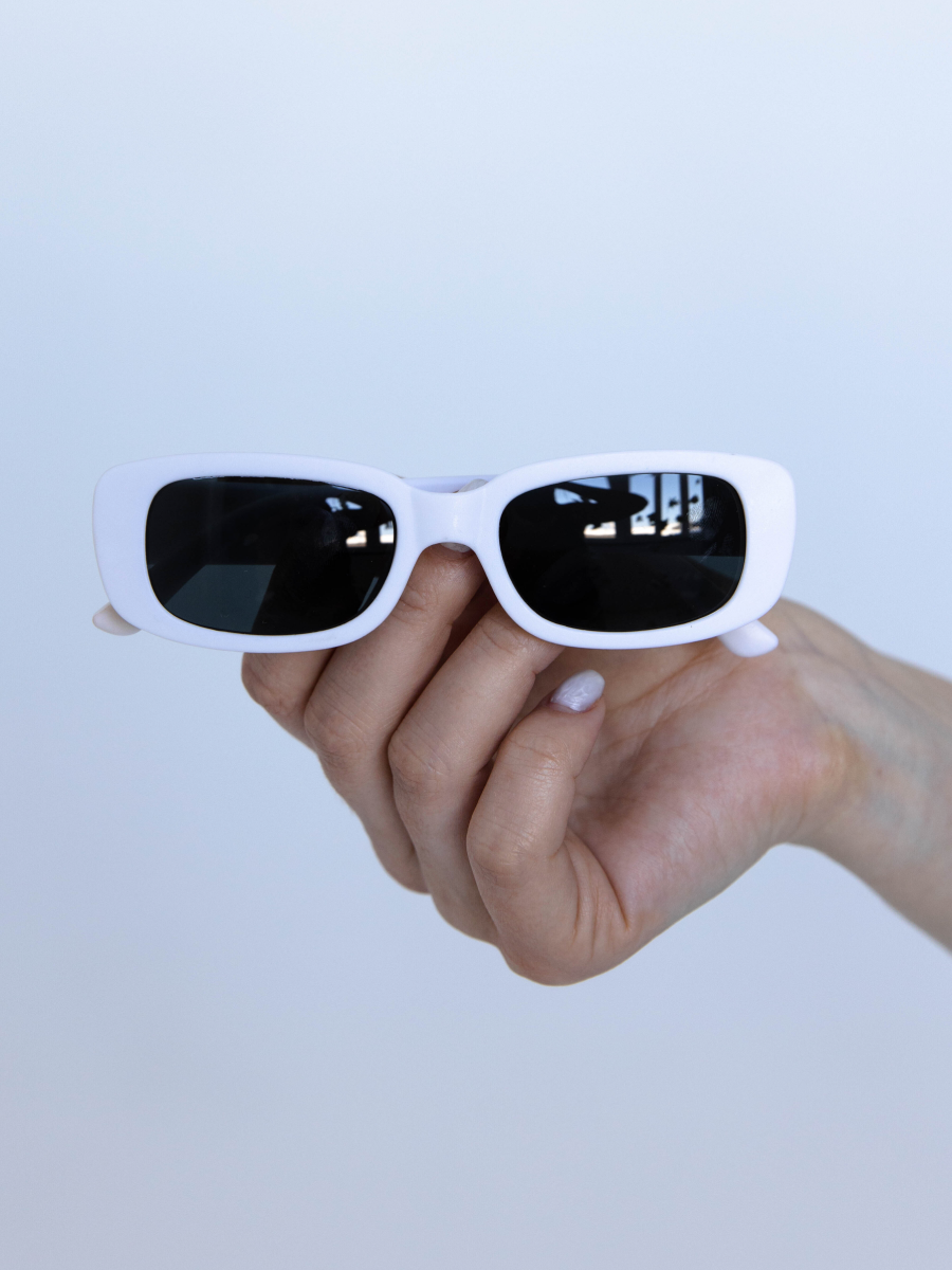 Солнцезащитные очки , белый, — фото 1