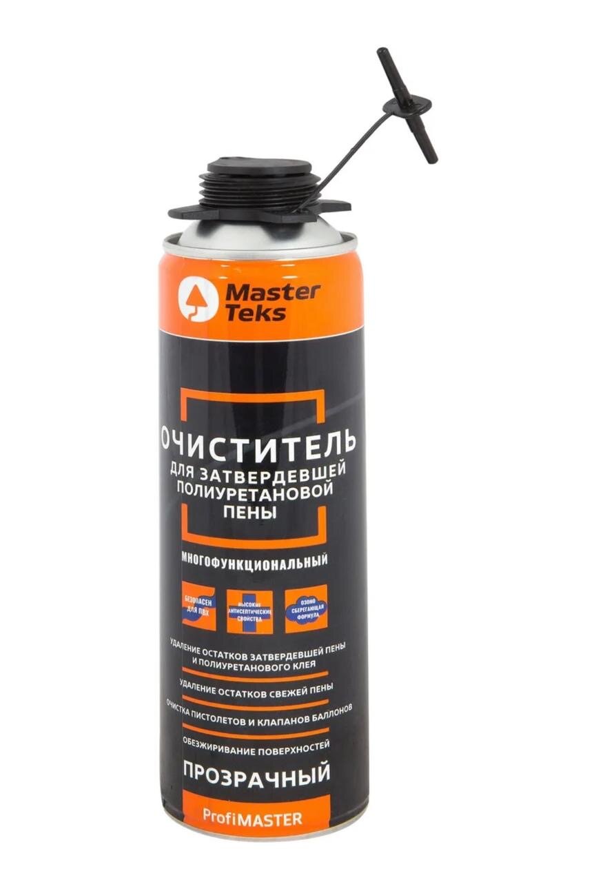 MASTERTEKS Очиститель для затвердевшей монтажной пены 500 мл