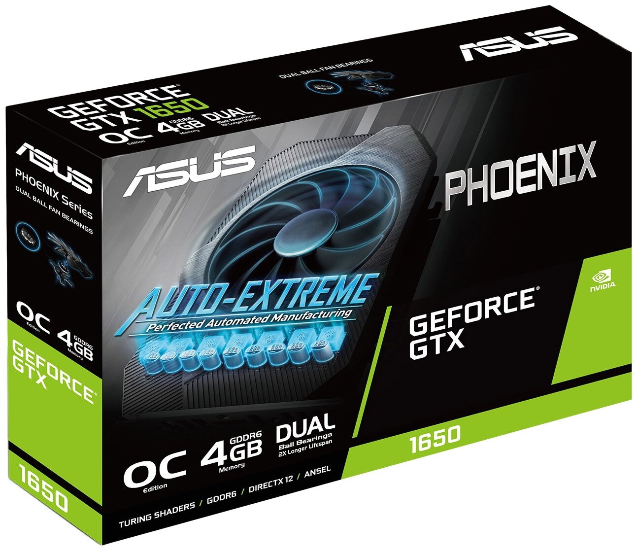 Видеокарта Asus GeForce GTX 1650 PCI-E 3.0 Phoenix OC 4G