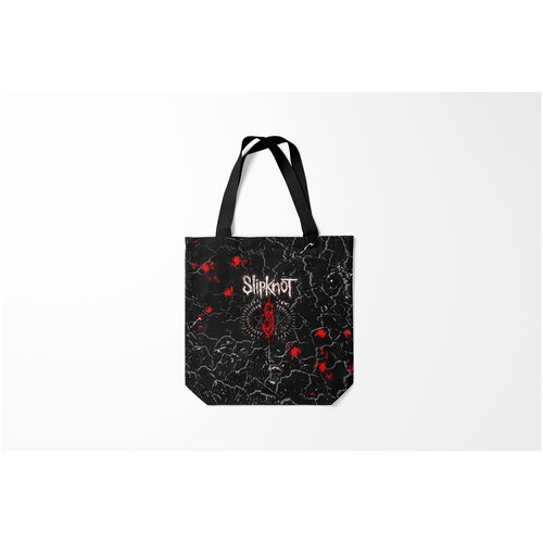 фото Сумка-шоппер / 40х40 см / рок / slipknot rock слипкнот музыка гранж burnettie