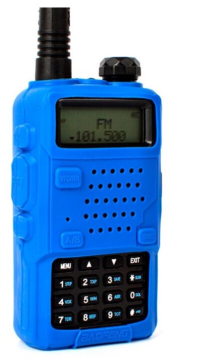 Резиновый чехол для рации Baofeng UV-5R синий