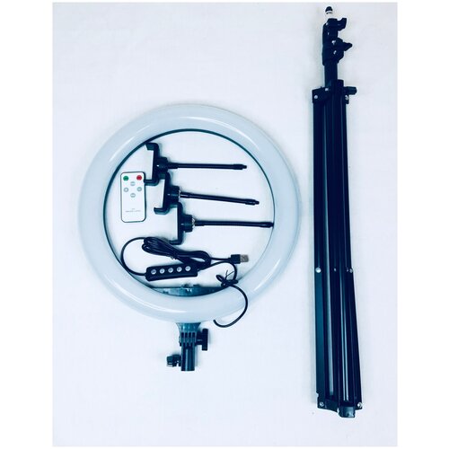 Цветная Кольцевая светодиодная лампа RGB MJ36 36см Штатив 21м 299000₽