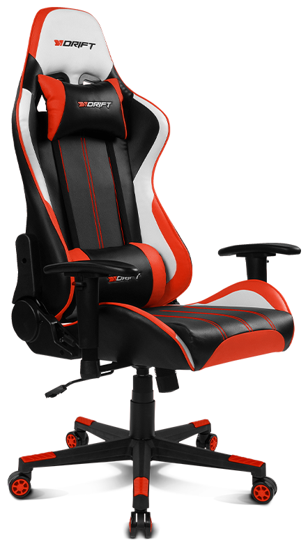 Игровое кресло DRIFT DR175 PU Leather / black/red/white