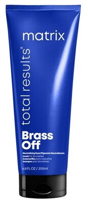 TOTAL RESULTS BRASS OFF COLOR OBSESSED холодный блонд Маска для нейтрализации нежелательных светло-оранжевых и желтых оттенков волос 200 мл