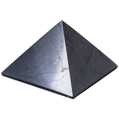 Пирамида из цельного камня Шунгит 3 см полированная