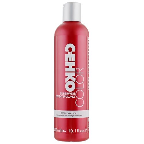 C:EHKO Серебристо-белый для седых, натурально светлых и осветленных волос, 300 мл c ehko keratin ополаскиватель питательный для гладкости и блеска волос 200 мл