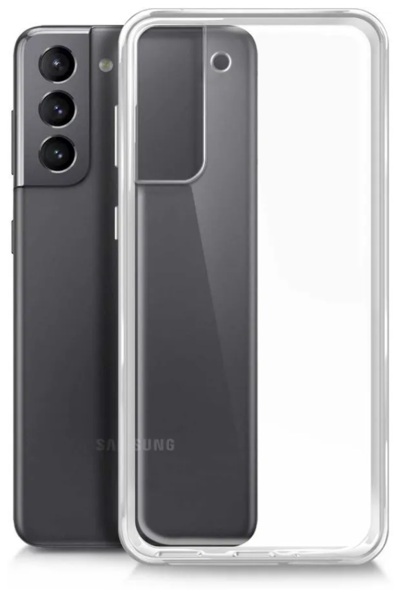 Чехол силиконовый для Samsung Galaxy S21, прозрачный