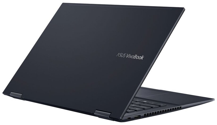 14 Ноутбук ASUS Vivobook Flip 14 TM420UA-EC161T 1920x1080 AMD Ryzen 5 5500U 21 ГГц RAM 8 ГБ SSD 256 ГБ AMD Radeon Graphics Windows 10 Home 90NB0U21-M000L0 черный
