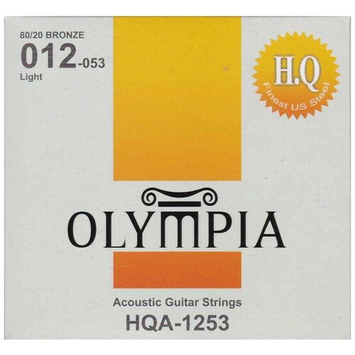 Струны для акустической гитары Olympia HQA1253 Light 12-53