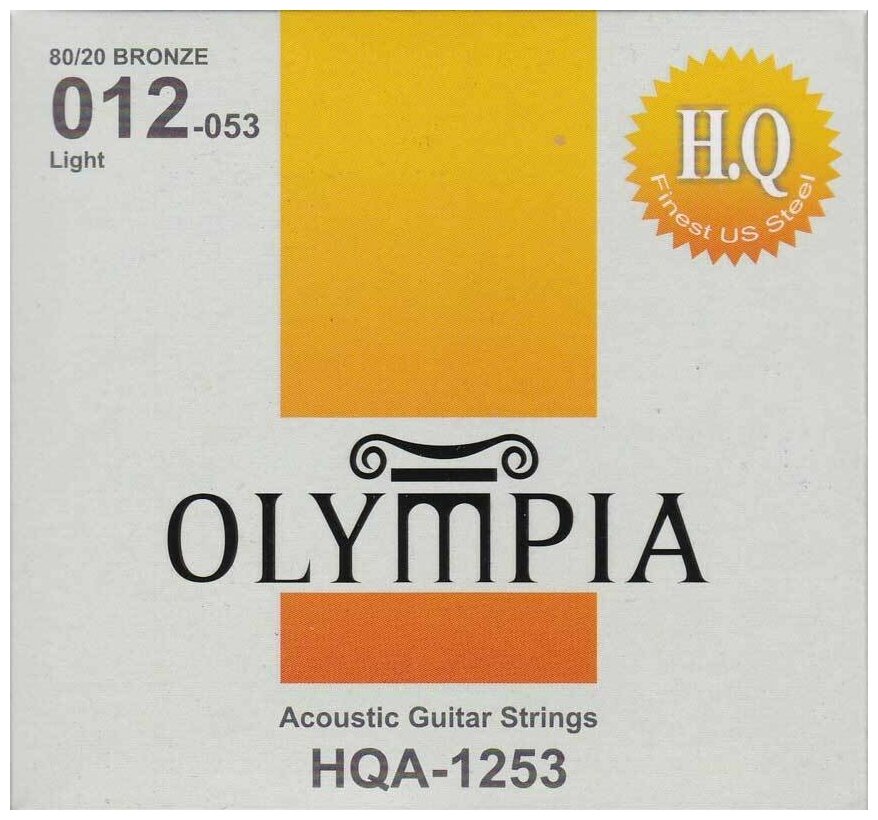 Струны для акустической гитары Olympia HQA1253 Light 12-53