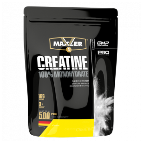 Креатин Maxler Creatine Monohydrate 500 гр, Без вкуса креатин maxler creatine monohydrate 300 гр