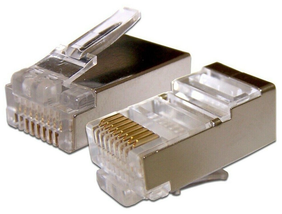 Патч-корд RJ45 - RJ45, 4 пары, UTP, категория 5е, 1 м, зеленый, TWT TWT-45-45-1.0-GN - фото №1