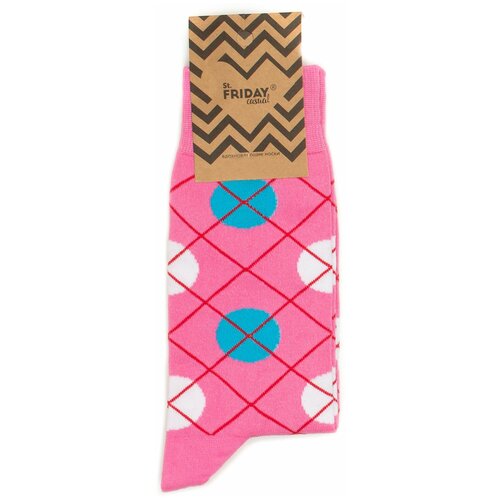фото Носки с принтом st.friday socks - casual - dot - pink 38-41 st. friday