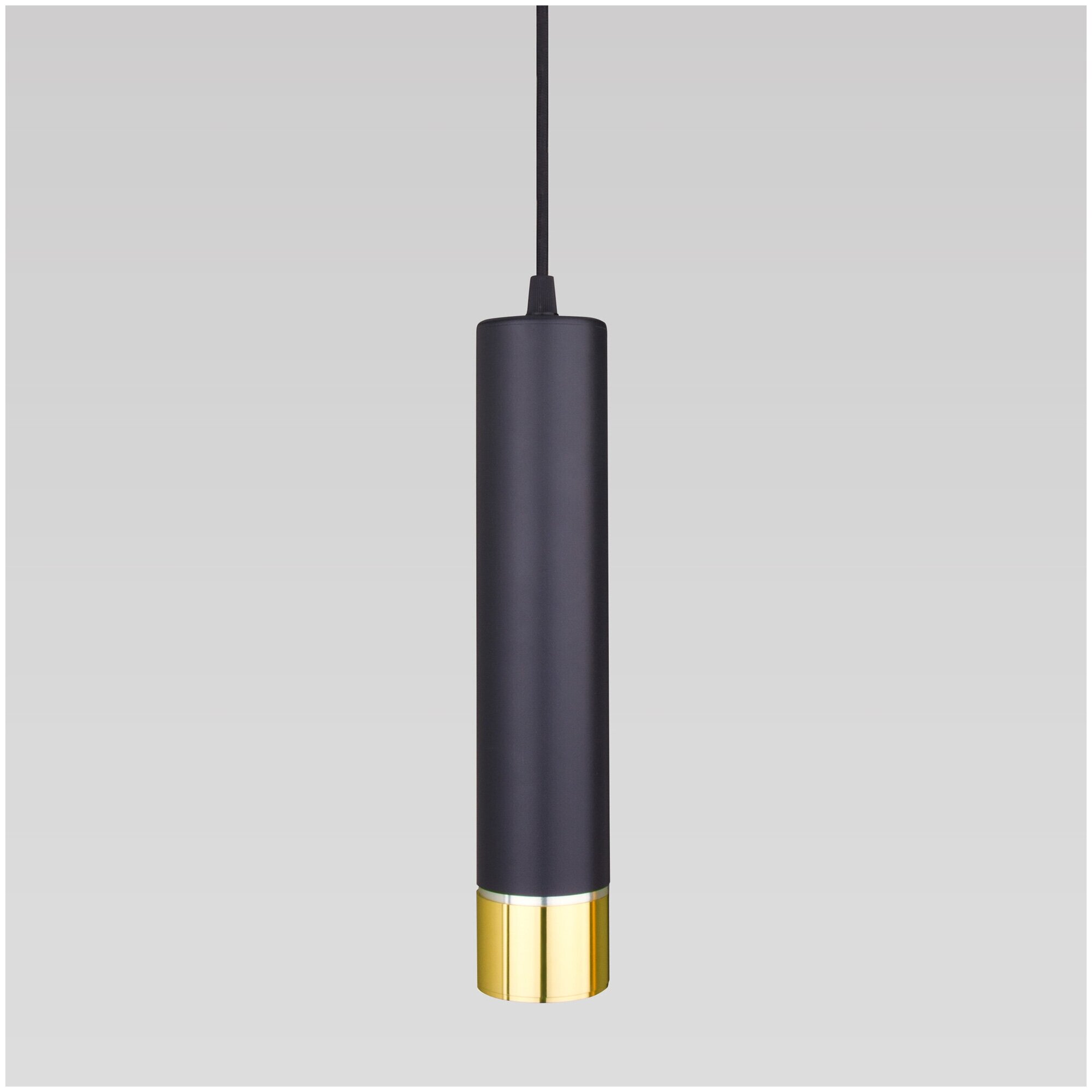 Подвесной светильник Eurosvet DLN107 GU10, цвет черный / золото, IP20