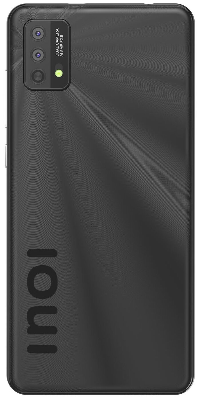 Смартфон INOI A52 Lite 1/32 ГБ, 2 micro SIM, черный - фотография № 3