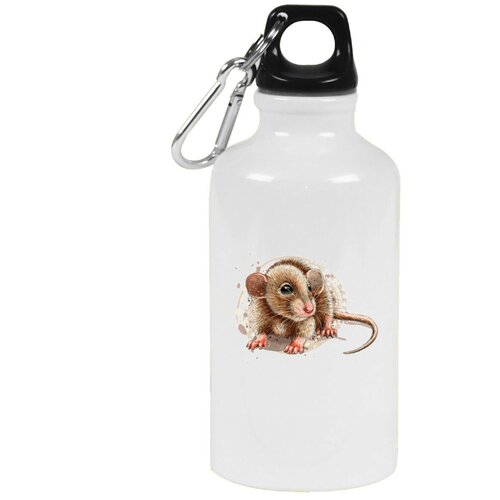 Бутылка с карабином CoolPodarok Животные Мышка