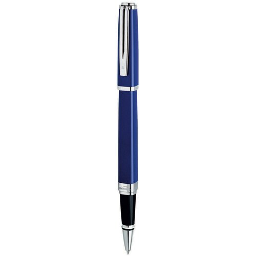 Ручка-роллер Waterman Exception, цвет: Slim Blue ST, стержень: Fblk (TF)
