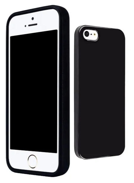 Чехол силиконовый для iPhone 5/5S/5SE, черный