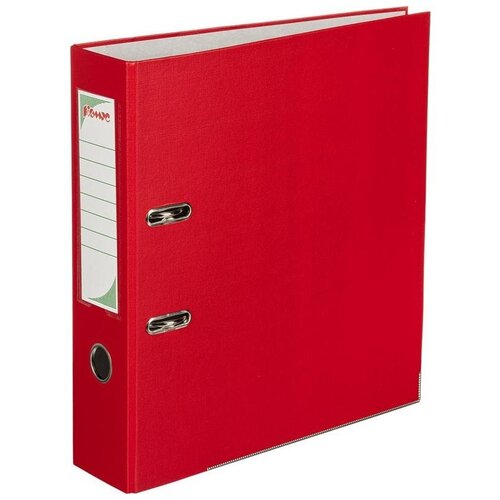 Комус Папка-регистратор Экономи A4, бумвинил, 80 мм, красный