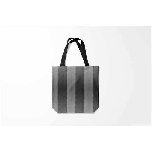 фото Сумка-шоппер / 40х40 см / популярные иллюстрации / текстуры skin stripes burnettie