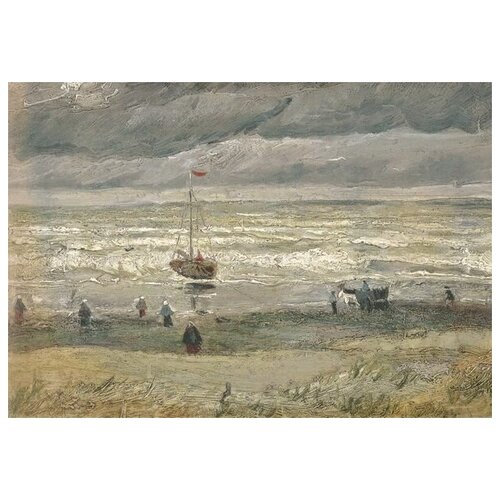         (View of the Sea at Scheveningen)    58. x 40