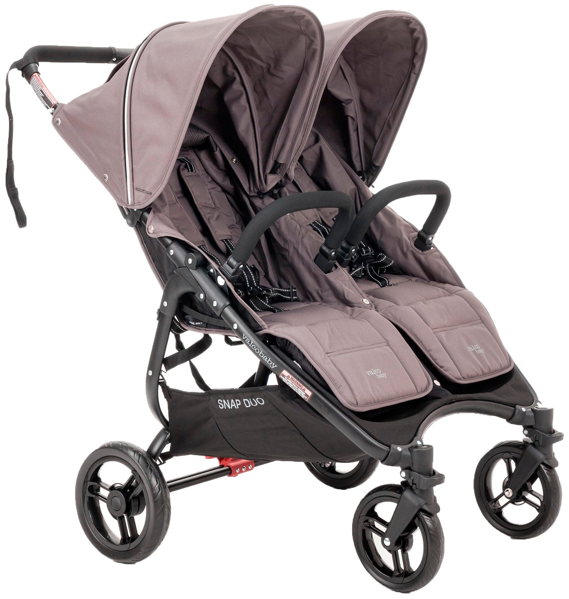 Прогулочная коляска для двойни Valco Baby Snap Duo, dove grey