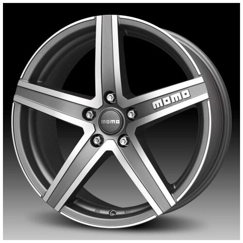 Диск колесный MOMO Hyperstar 7,5xR17 5x120 ET38 ЦО74,1 серый матовый с полированной лицевой частью WHEA75738520Z