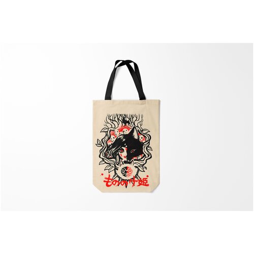 фото Сумка-шоппер / 31х42 см / аниме / принцесса мононоке burnettie