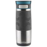 Термокружка Contigo Transit 470ml Steel-Black 2095402 - изображение