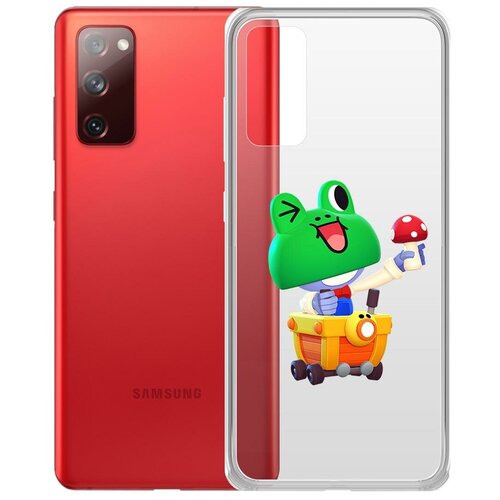фото Чехол-накладка clear case brawl stars-леонард карл для samsung galaxy s20 (g980) krutoff group