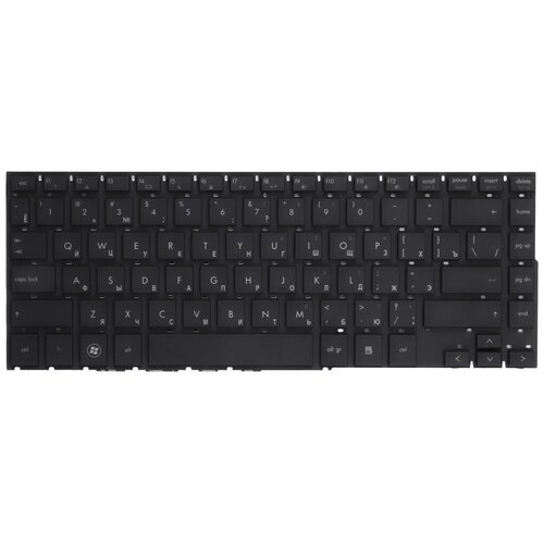 Клавиатура для ноутбука HP ProBook 5310 5310m Series Плоский Enter Черная с черной рамкой PN MP-09B83SU6698 105000₽