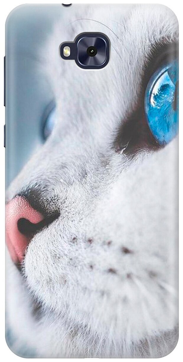 Силиконовый чехол на Asus Zenfone 4 Selfie (ZD553KL), Асус Зенфон 4 Селфи с принтом "Кошачий взгляд"