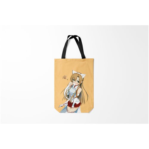 фото Сумка-шоппер / 31х42 см / аниме / sword art online неко асуна burnettie