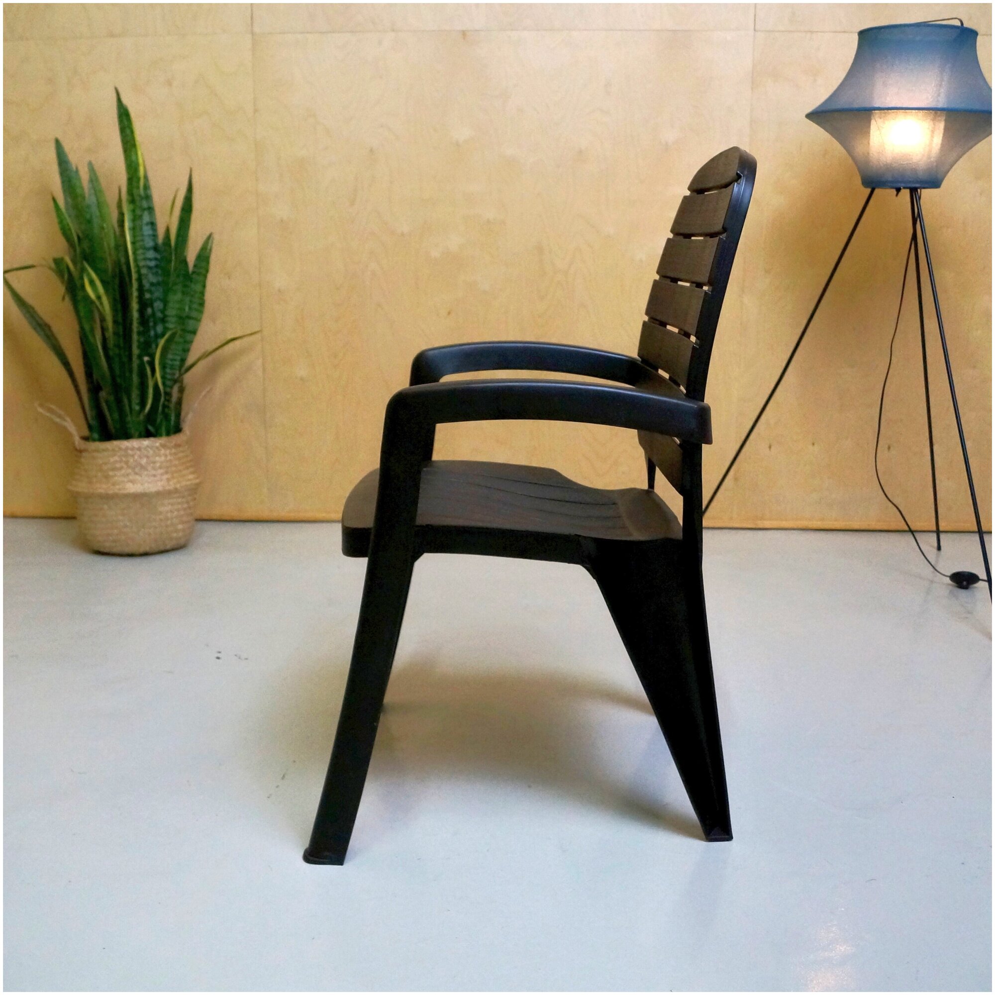 Пластиковое кресло Прованс, Шоколадный, 2 шт - фотография № 5